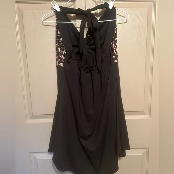 COCOSHIP Black and Brown leopard One Piece Swimsuit - Picture 2 of 5